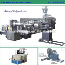 High capacity double stage PVC high filler masterbatch germany plastic extruder machine